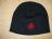 Unisex Black Beanie with Red Emblem: Click to Enlarge